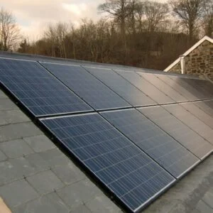 QTY 4 x Solar PV Panel Full Kit (integrated) - MEDIUM